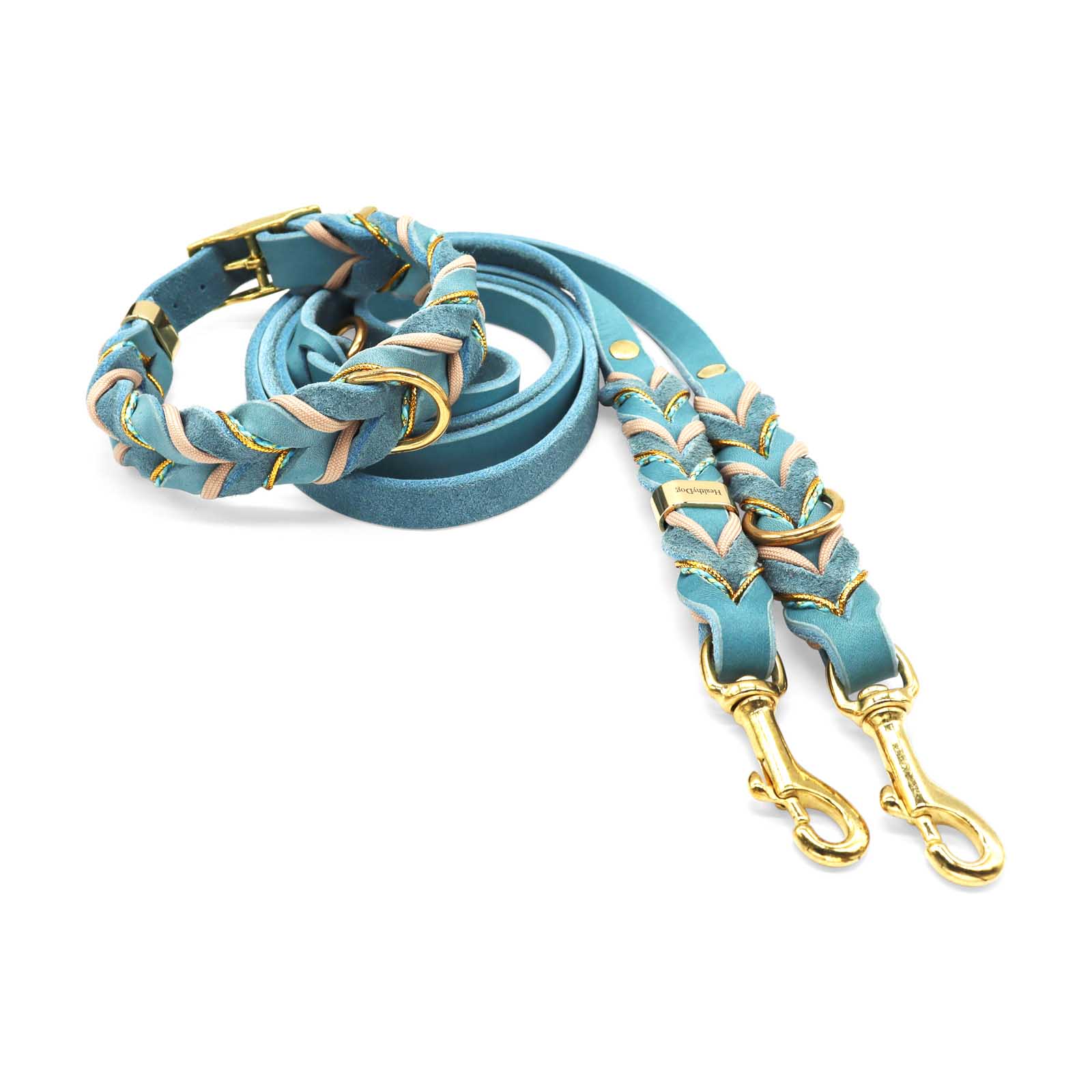 healthydog_produkte_healthydog_leder_kollektion_halsband_leine_set_brooks HealthyDog Lederhalsband und Lederleine "Brooks"