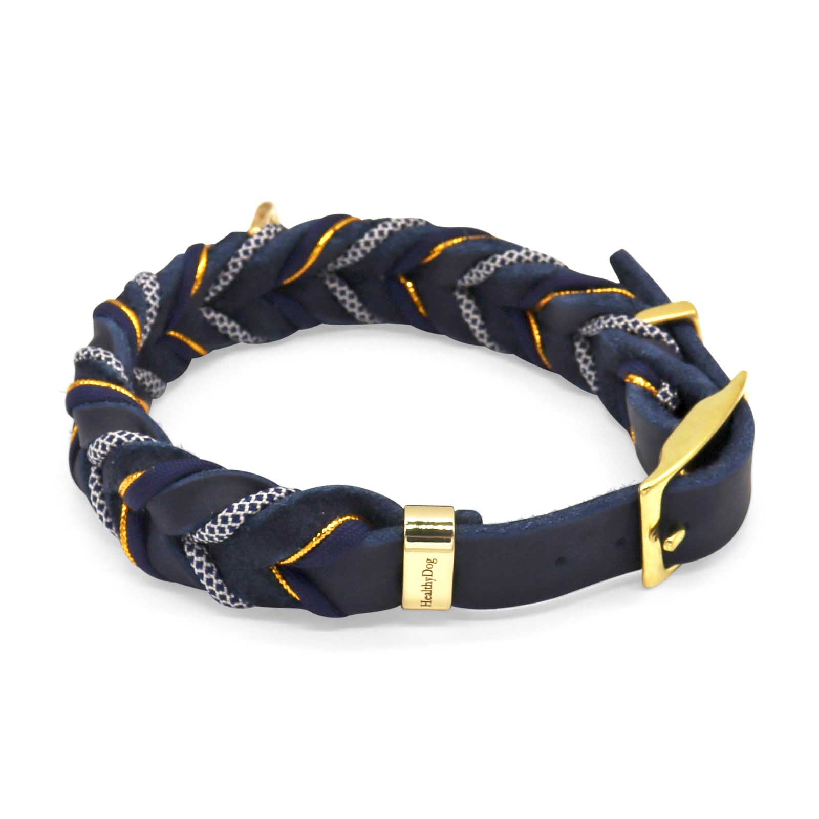 HealthyDog Lederhalsband "Yoshi"