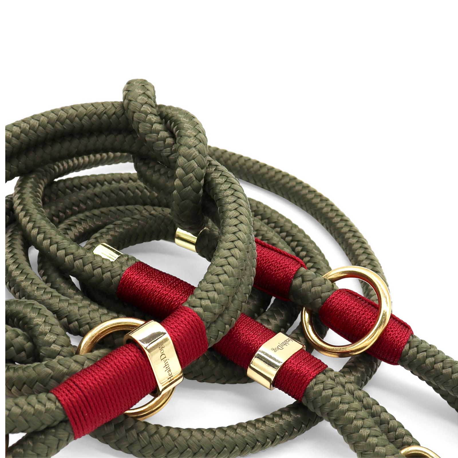 HealthyDog Paracordhalsband und Paracordleine "Destiny"