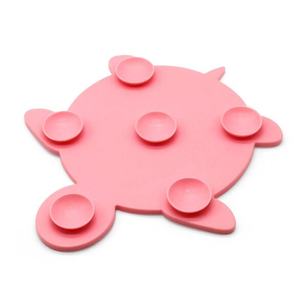 HealthyDog Schleckmatte Hund Schildkröte rosa