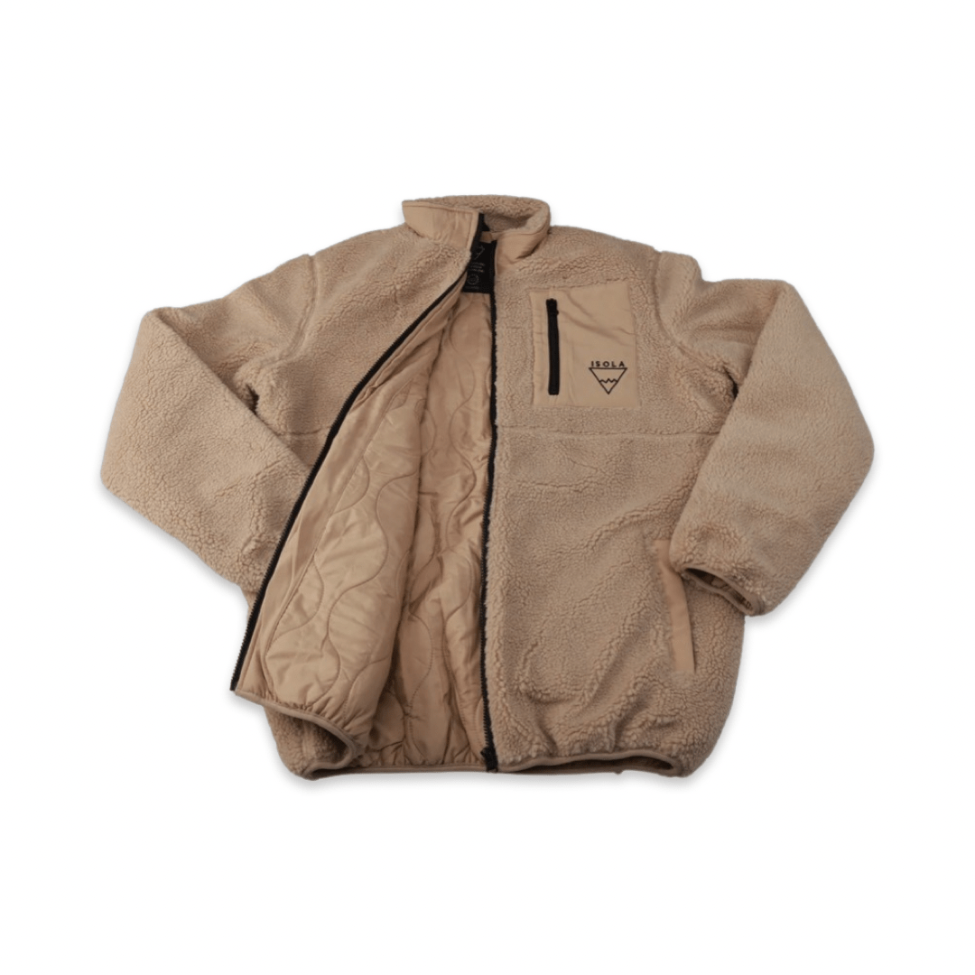 HealthyDog ISOLA Bearfleece Jacke beige