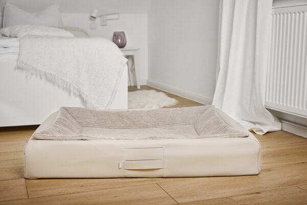 HealthyDog ammi for Dogs orthopädisches Hundebett Kunstleder schlamm