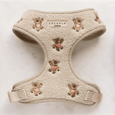 HealthyDog Cocopup Teddy Hundegeschirr mit besticktem Teddy-Motiv