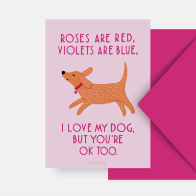 HealthyDog typealive Karte "you're ok too"