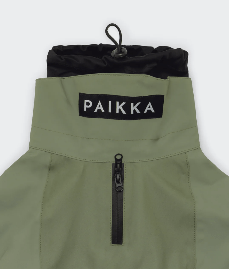 healthydog_produkte_paikka_regenmantel_grün_reflektierend HealthyDog PAIKKA Regenmantel grün reflektierend