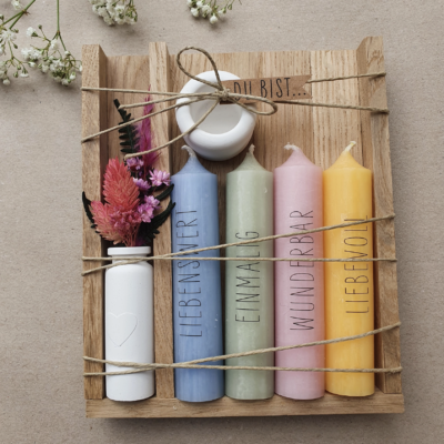 HealthyDog isaMi Kerzenset "Du bist..."